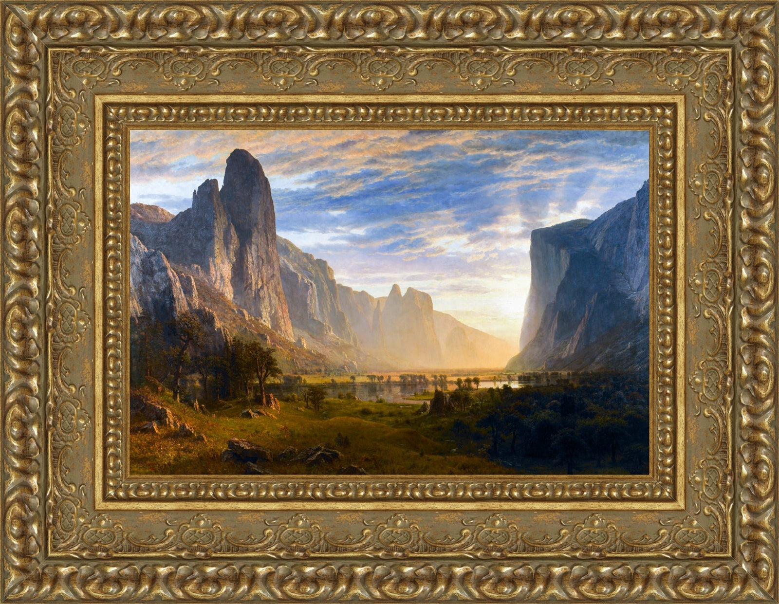 Looking Down Yosemite Valley – Albert Bierstadt, 1865