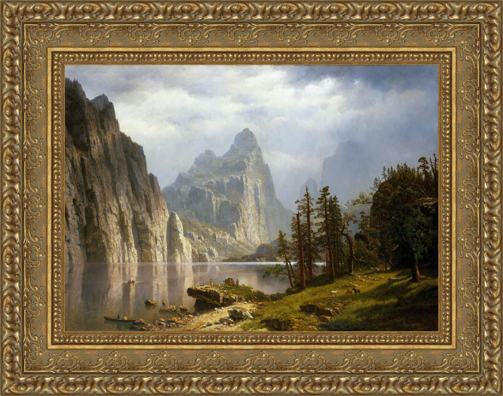 Merced River, Yosemite Valley – Albert Bierstadt, 1866