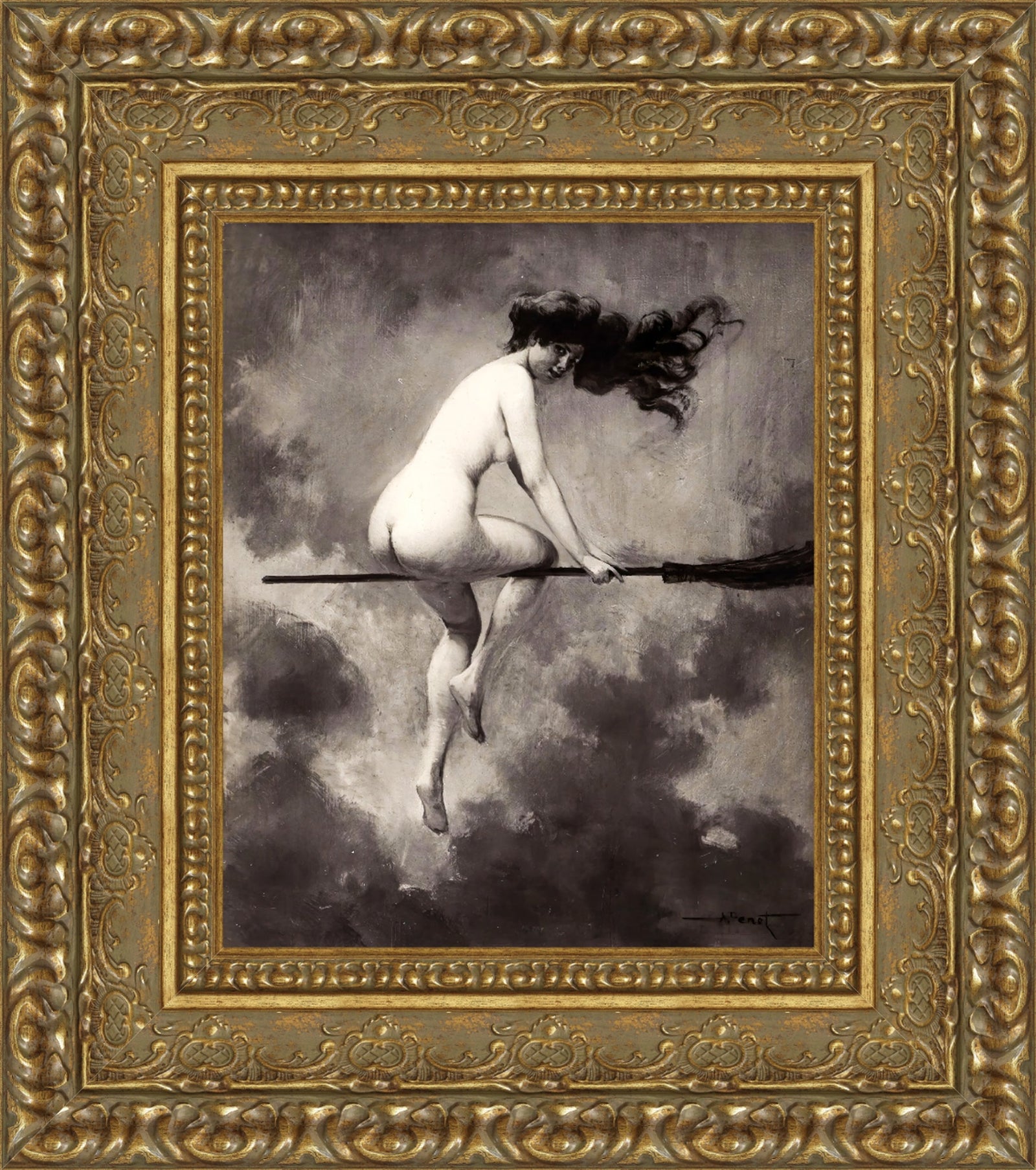 Departure for the Witches' Sabbath – Albert Joseph Pénot, 1910
