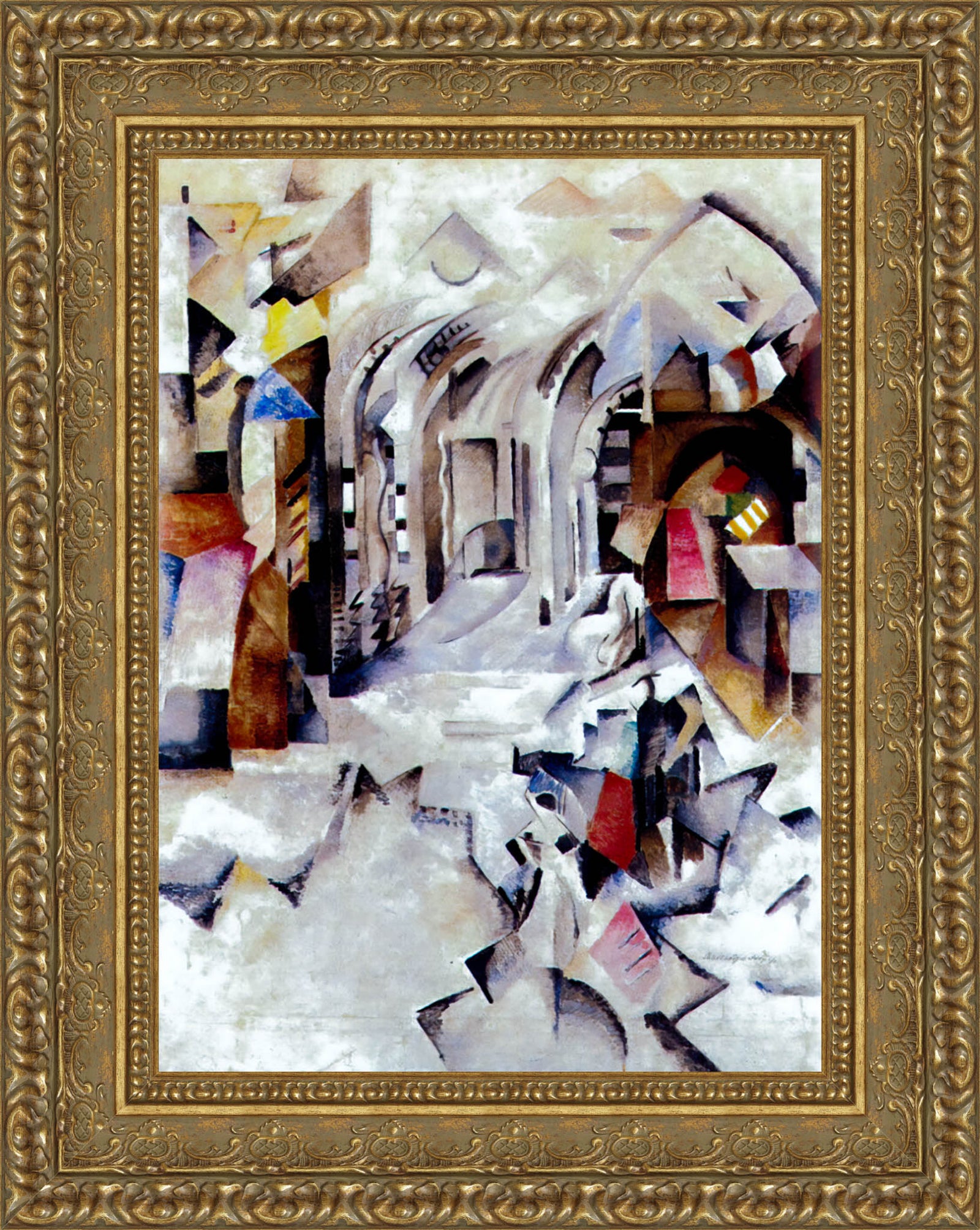 Composition Genoa – Alexandra Exter, 1912