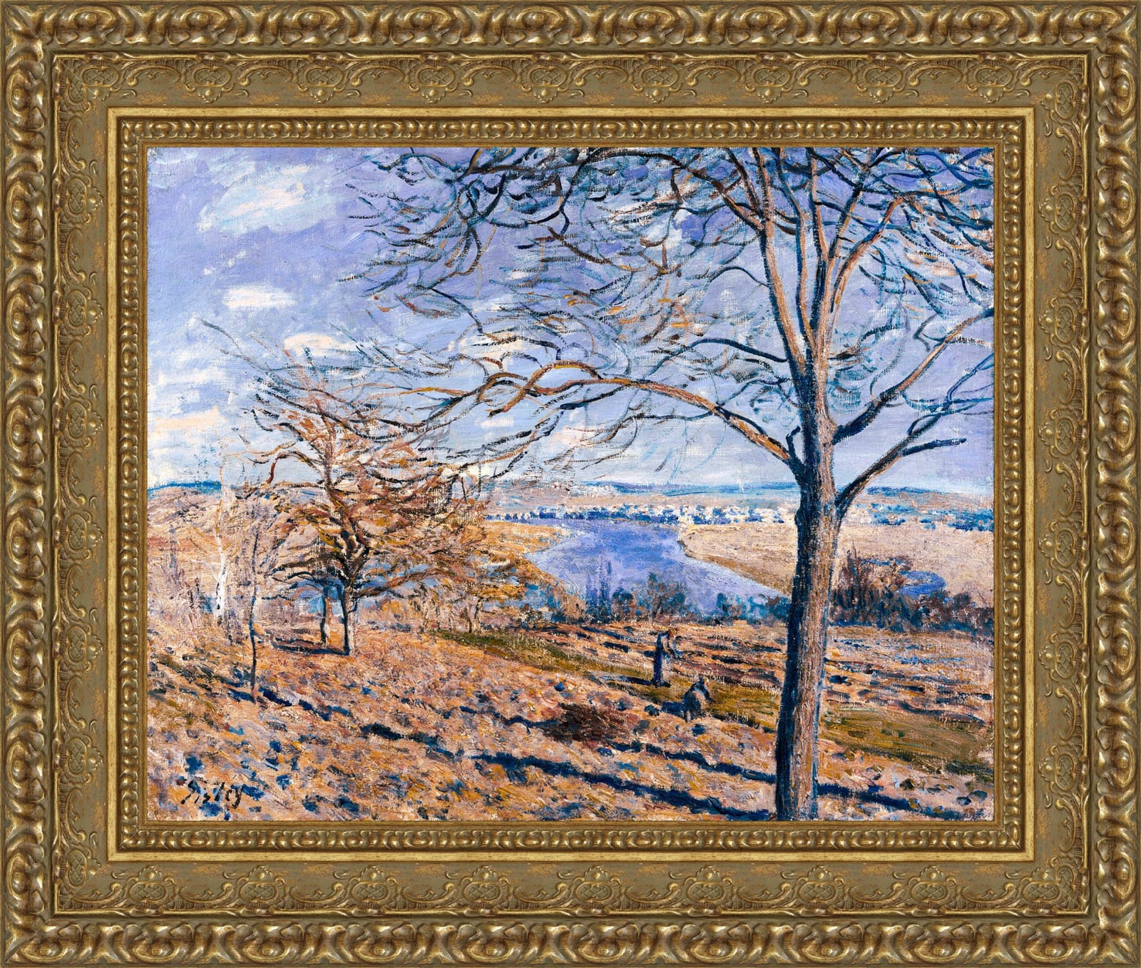 Banks of the Loing, Autumn Effect – Alfred Sisley, 1885