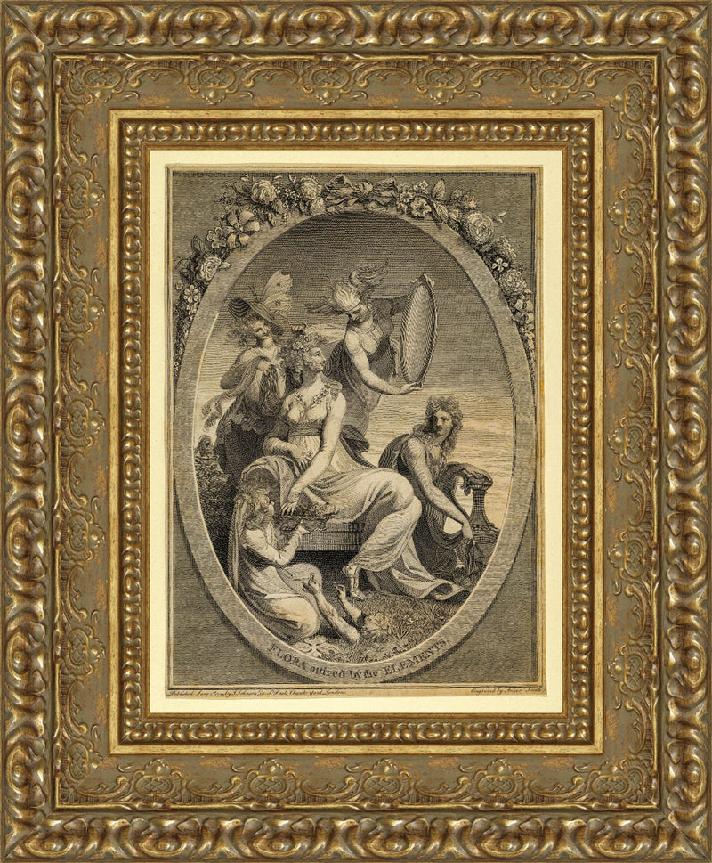 Flora Attired By The Elements Frontispiece To The Economy Of Vegetation – Anker Smith After Henri Fuseli, 1791