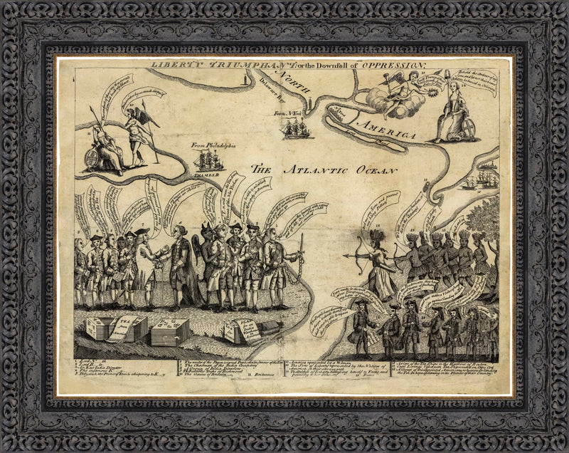 Liberty Triumphant or the Downfall of Oppression – Anonymous, 1774