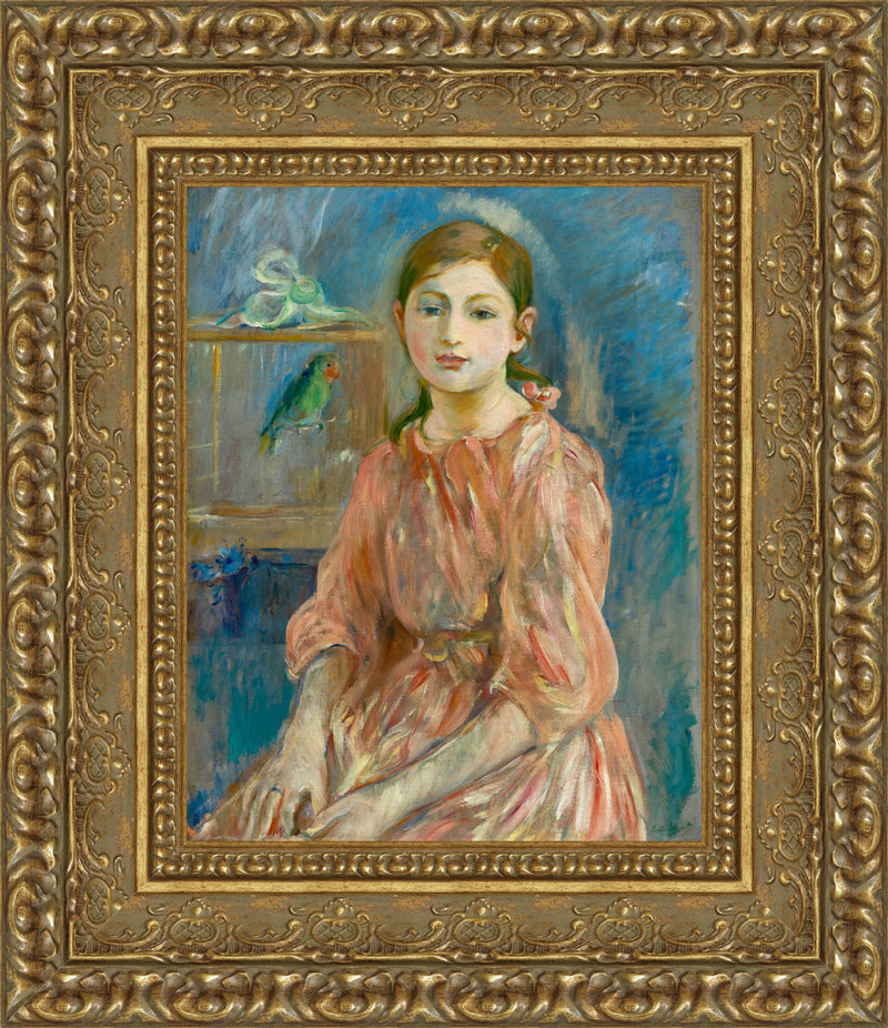 The Artist's Daughter With A Parakeet – Berthe Morisot, 1890