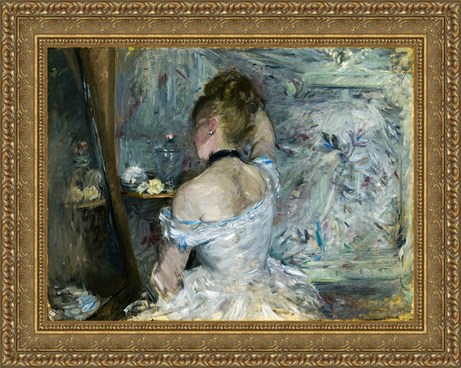 Woman At Her Toilette – Berthe Morisot, 1885