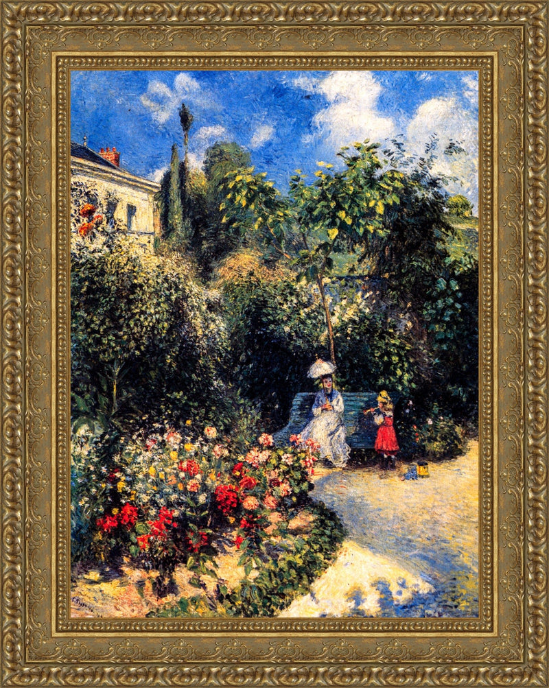 The Garden in Pontoise – Camille Pissarro, 1874