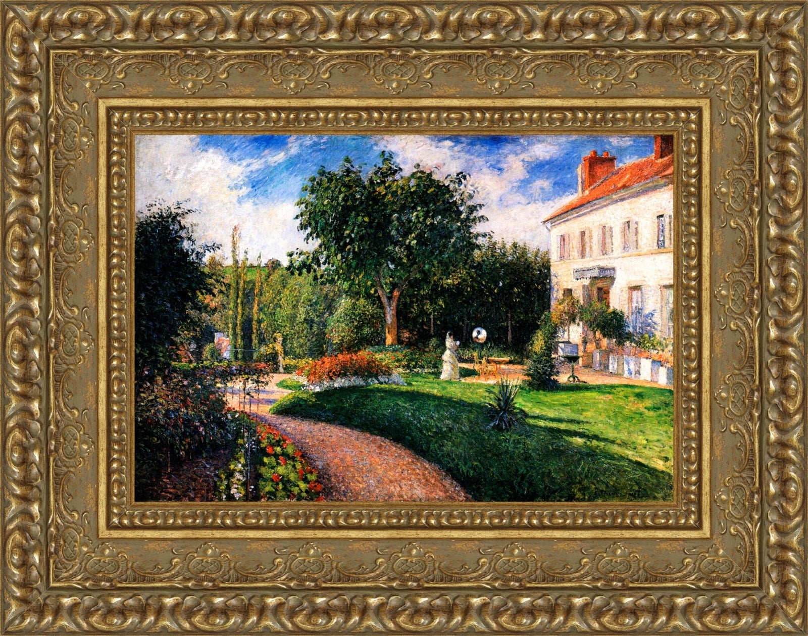 The Garden of Les Mathurins, Pontoise – Camille Pissarro, 1876