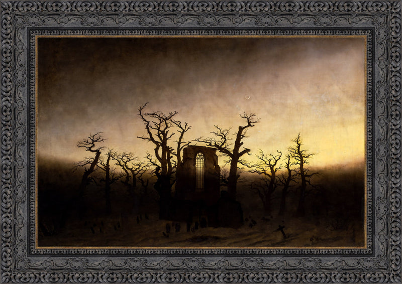 Abbey in the Oakwood – Caspar David Friedrich, 1809-1810