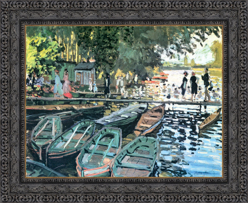 Bathers at La Grenouillère – Claude Monet, 1869