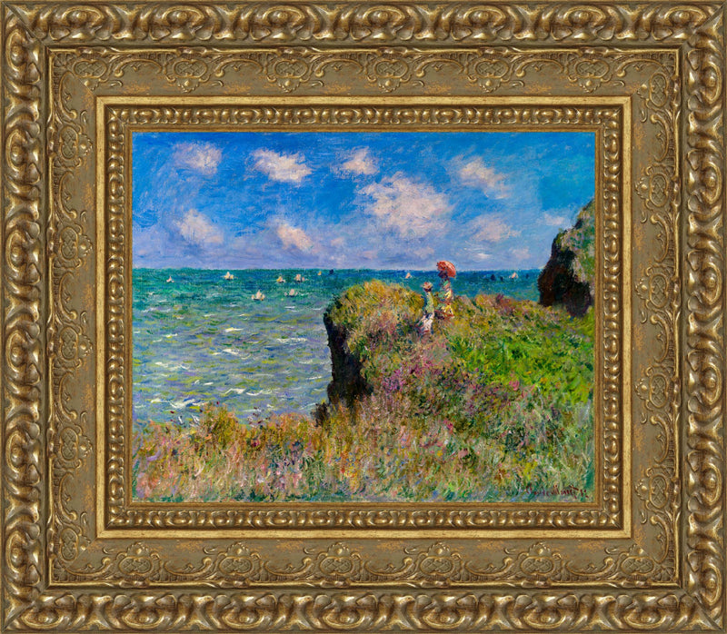 Cliff Walk At Pourville – Claude Monet, 1882