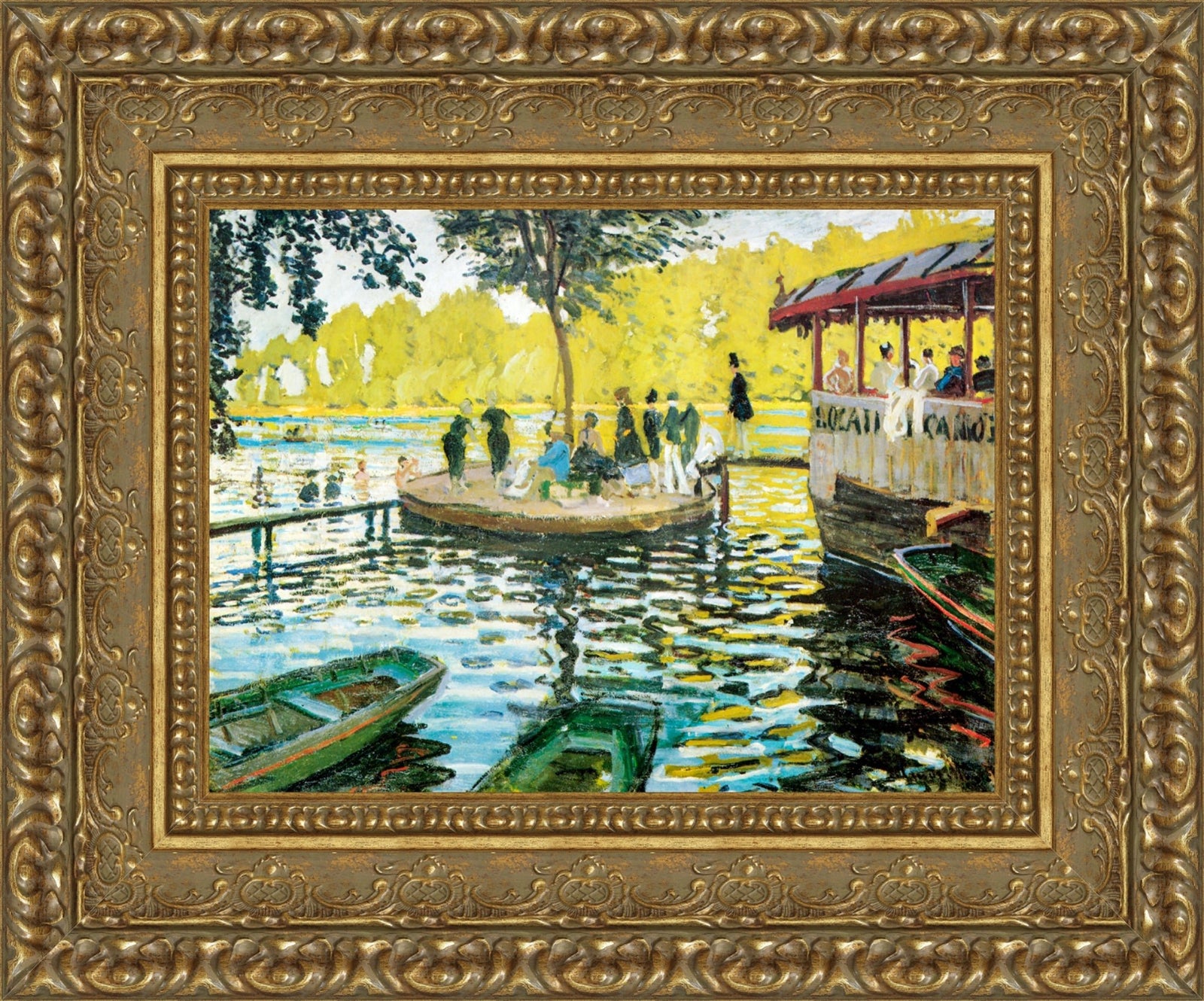 La Grenouillère (The Frog Pond) – Claude Monet, 1869