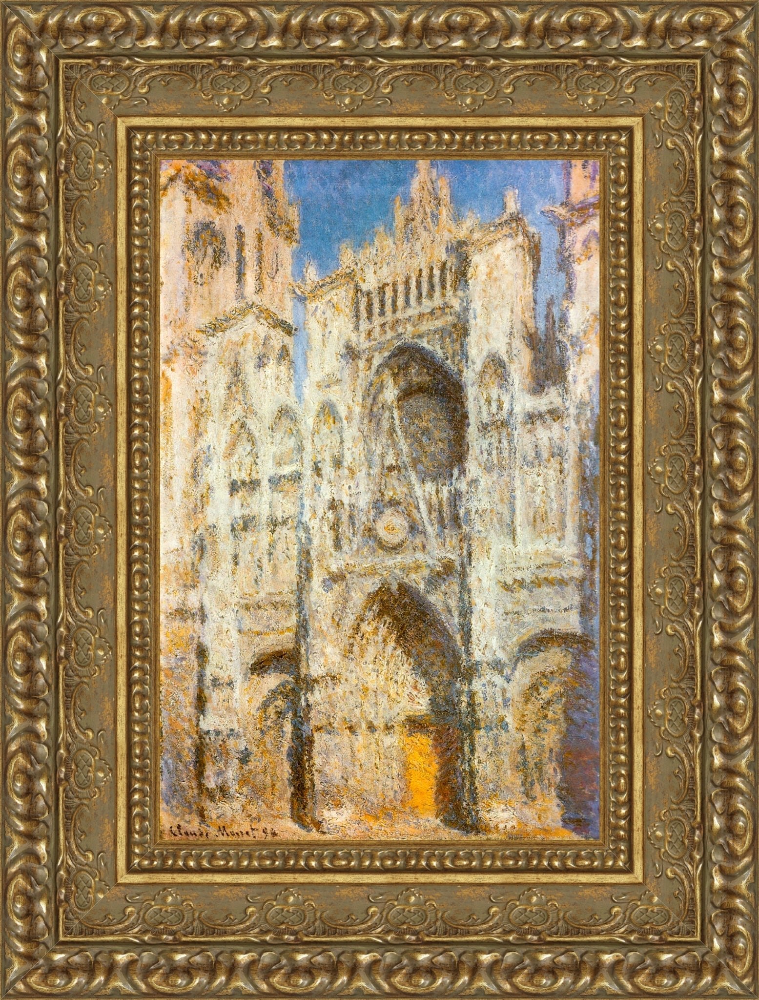 Rouen Cathedral, Sunlight – Claude Monet, 1894