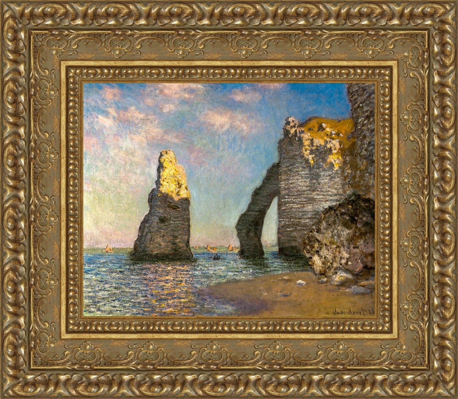 The Cliffs at Étretat – Claude Monet, 1885