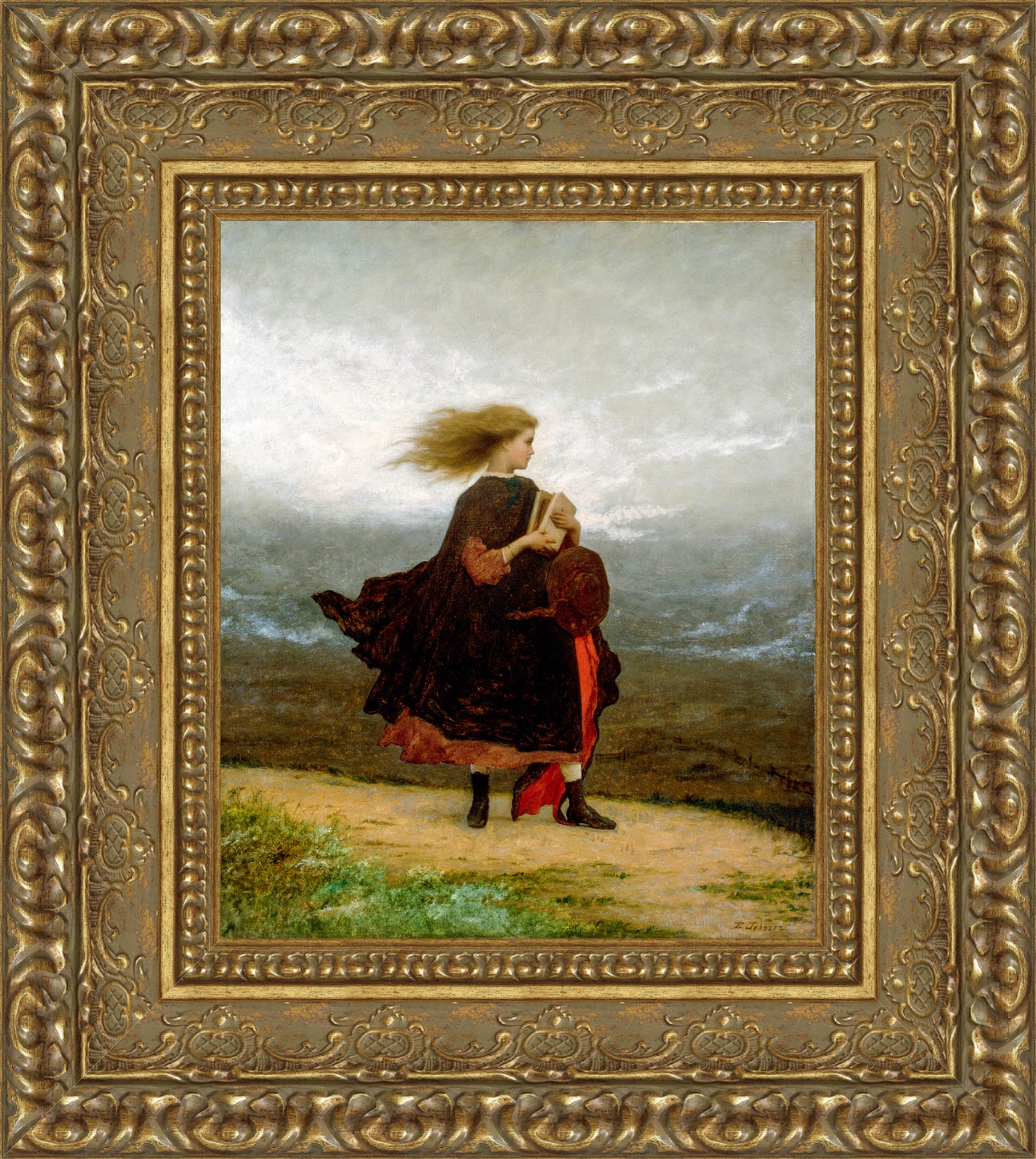 The Girl I Left Behind Me - Eastman Johnson, c. 1872
