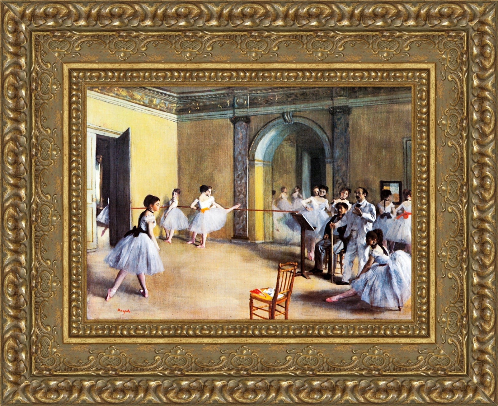 The Dance Foyer at the Opera (Le Foyer de la Danse à l'Opéra) – Edgar Degas, 1872