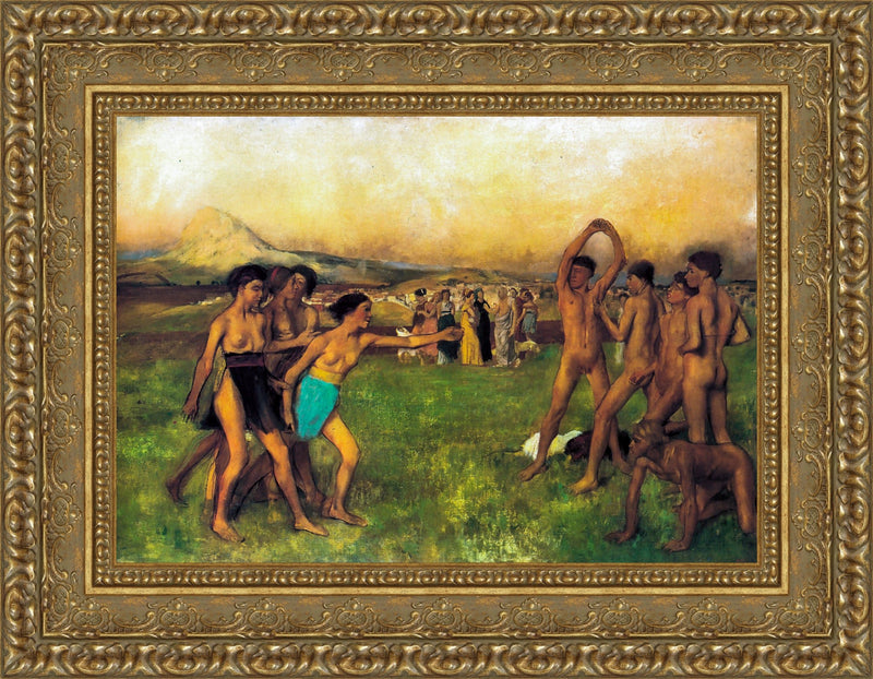Young Spartans Exercising – Edgar Degas, 1860–1862