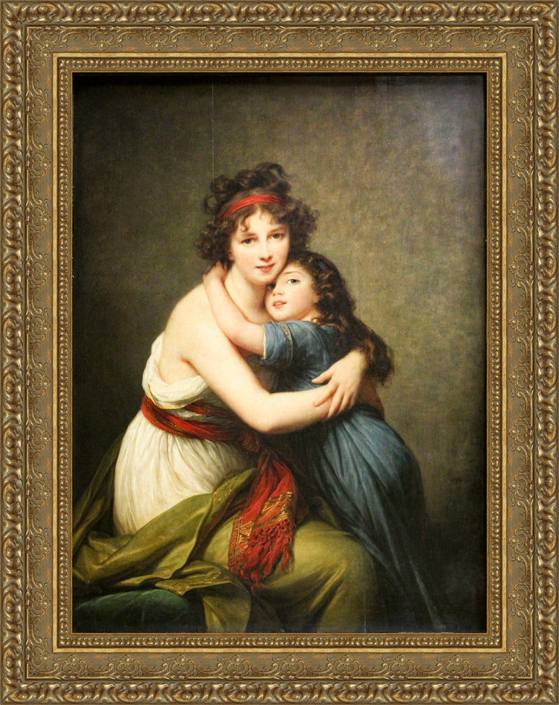 Self-Portrait with Her Daughter – Elisabeth Louise Vigée Le Brun, 1789