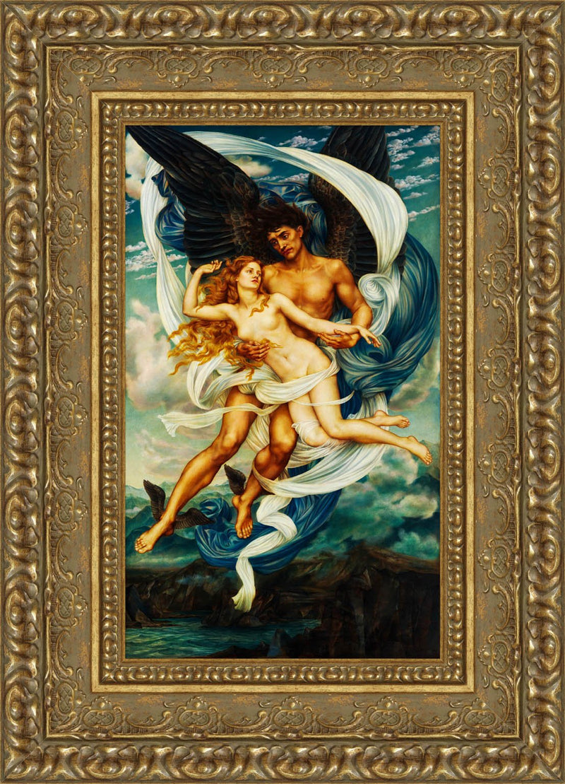 Boreas And Oreithyia – Evelyn De Morgan, 1896