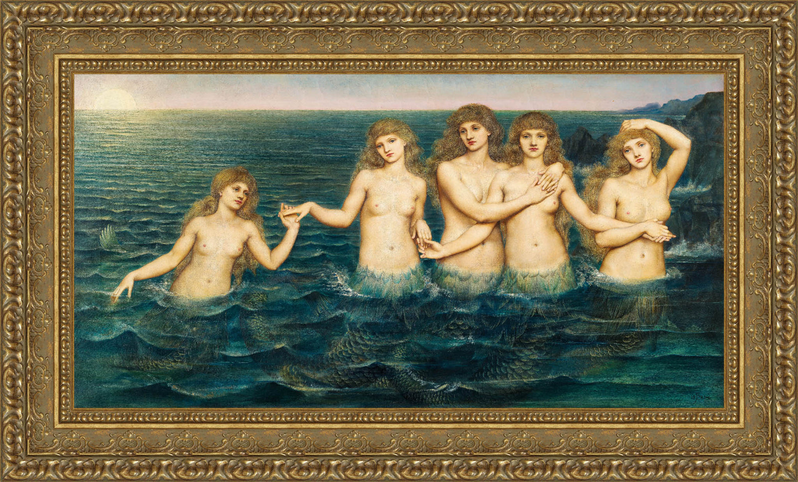 The Sea Maidens – Evelyn De Morgan, 1886