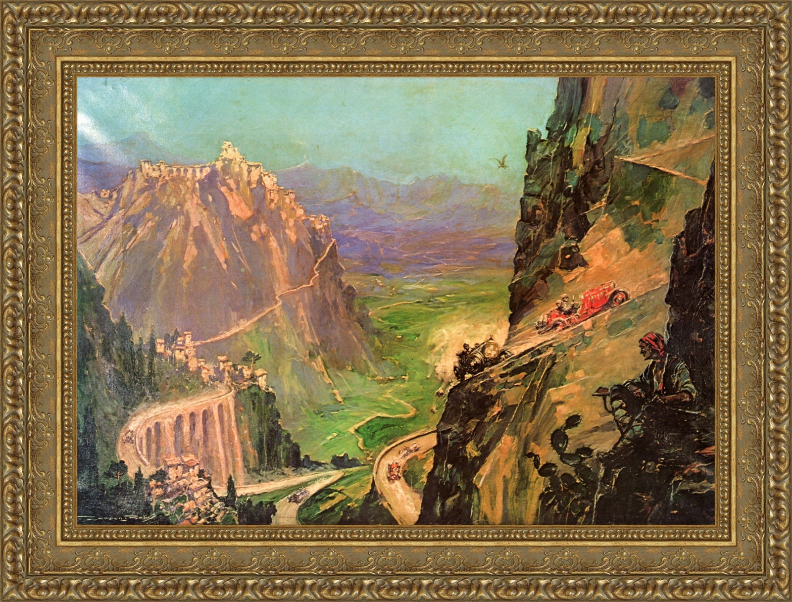 Targa Florio Fantasy – F. Gordon Crosby, 1930s
