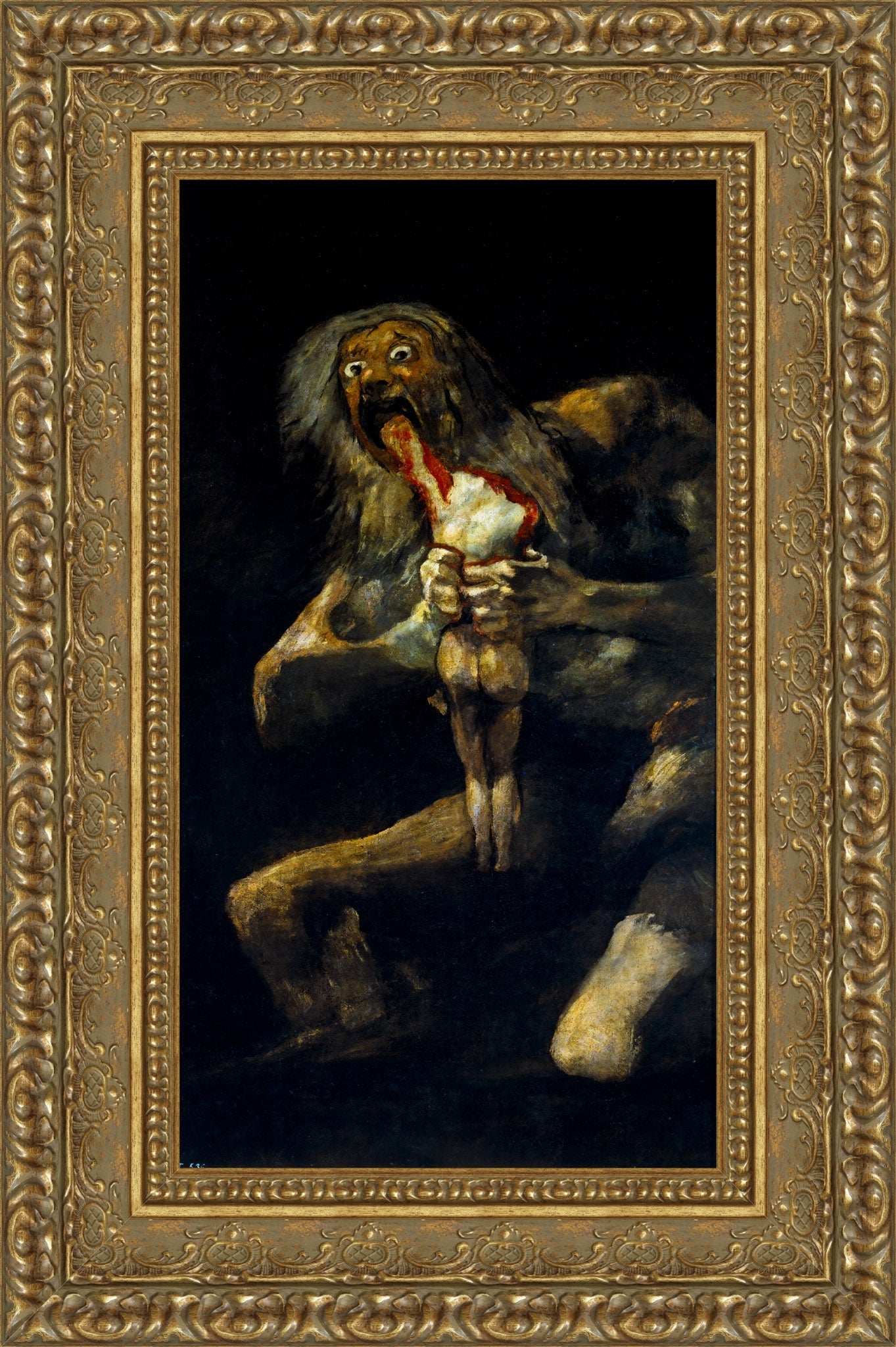 Saturn Devouring His Son – Francisco Goya, 1819–1823