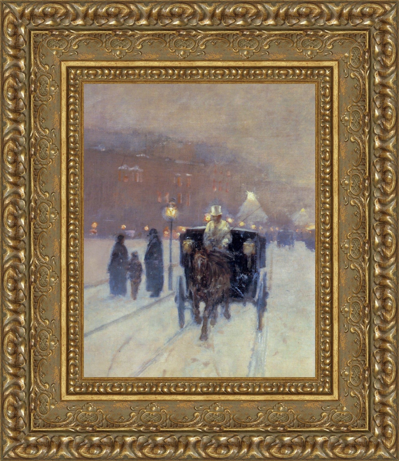 A City Fairyland: Detail – Childe Hassam, 1886