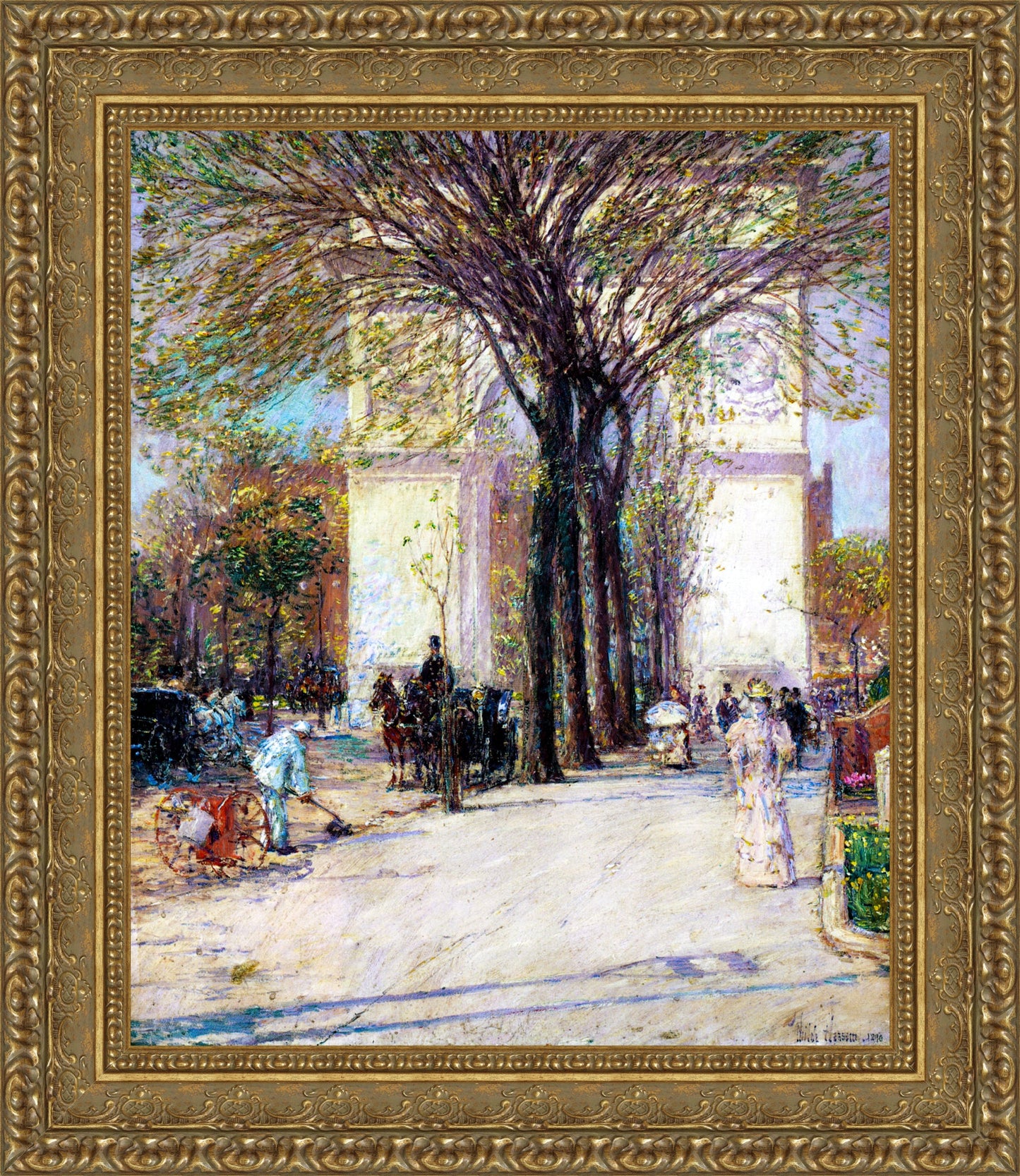 Washington Arch In Spring