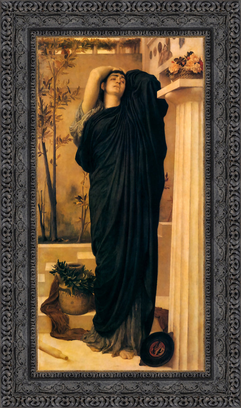 Electra at the Tomb of Agamemnon – Frederic Leighton, 1869