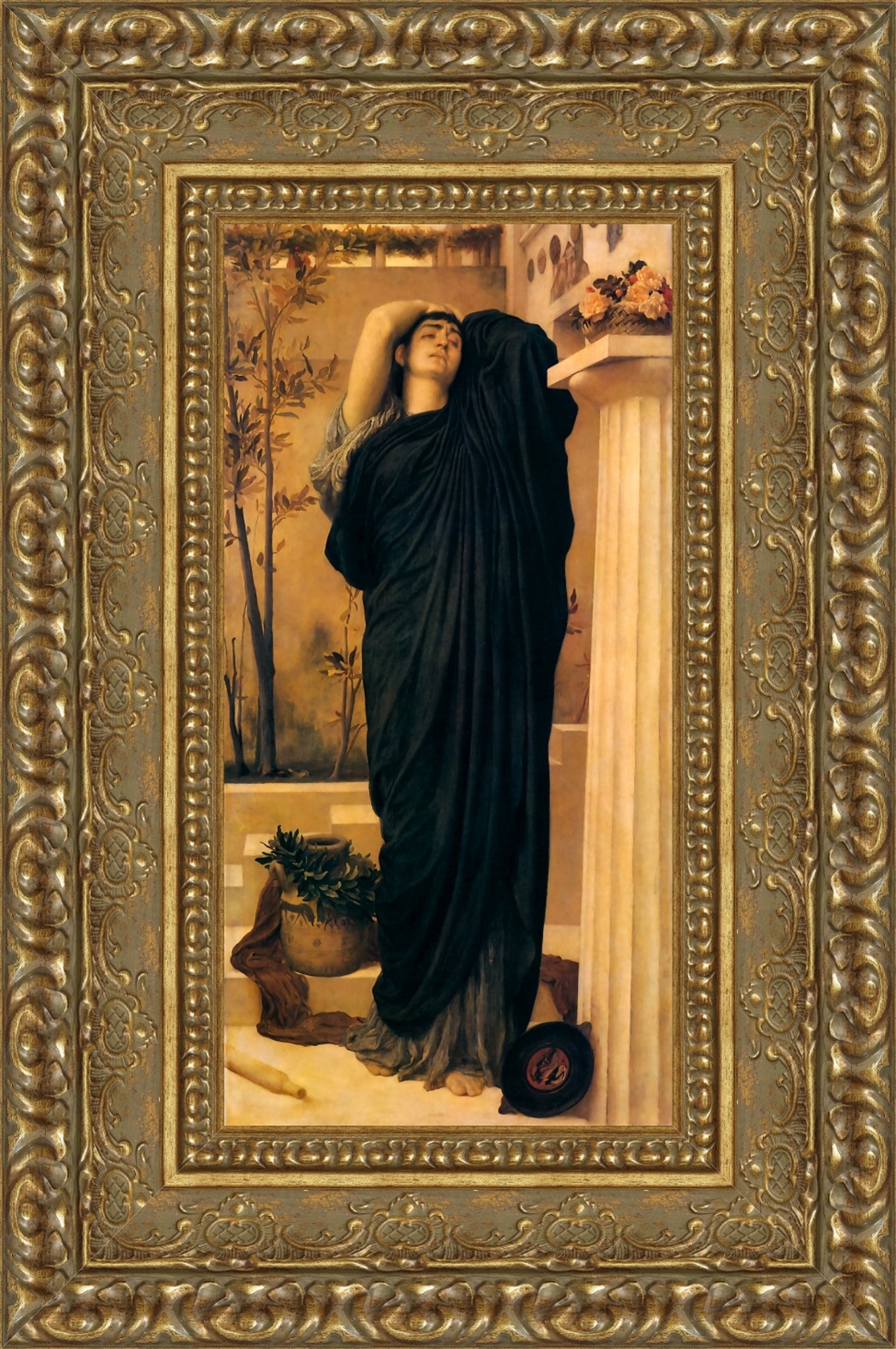 Electra at the Tomb of Agamemnon – Frederic Leighton, 1869