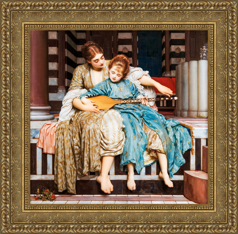 The Music Lesson – Frederic Leighton, 1877
