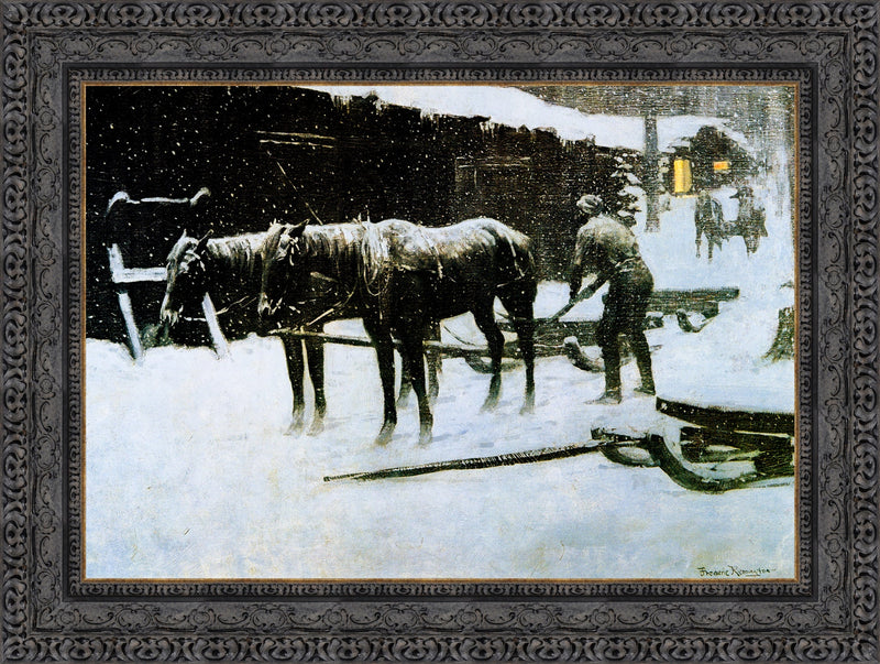 The End of the Day – Frederic Remington, 1900