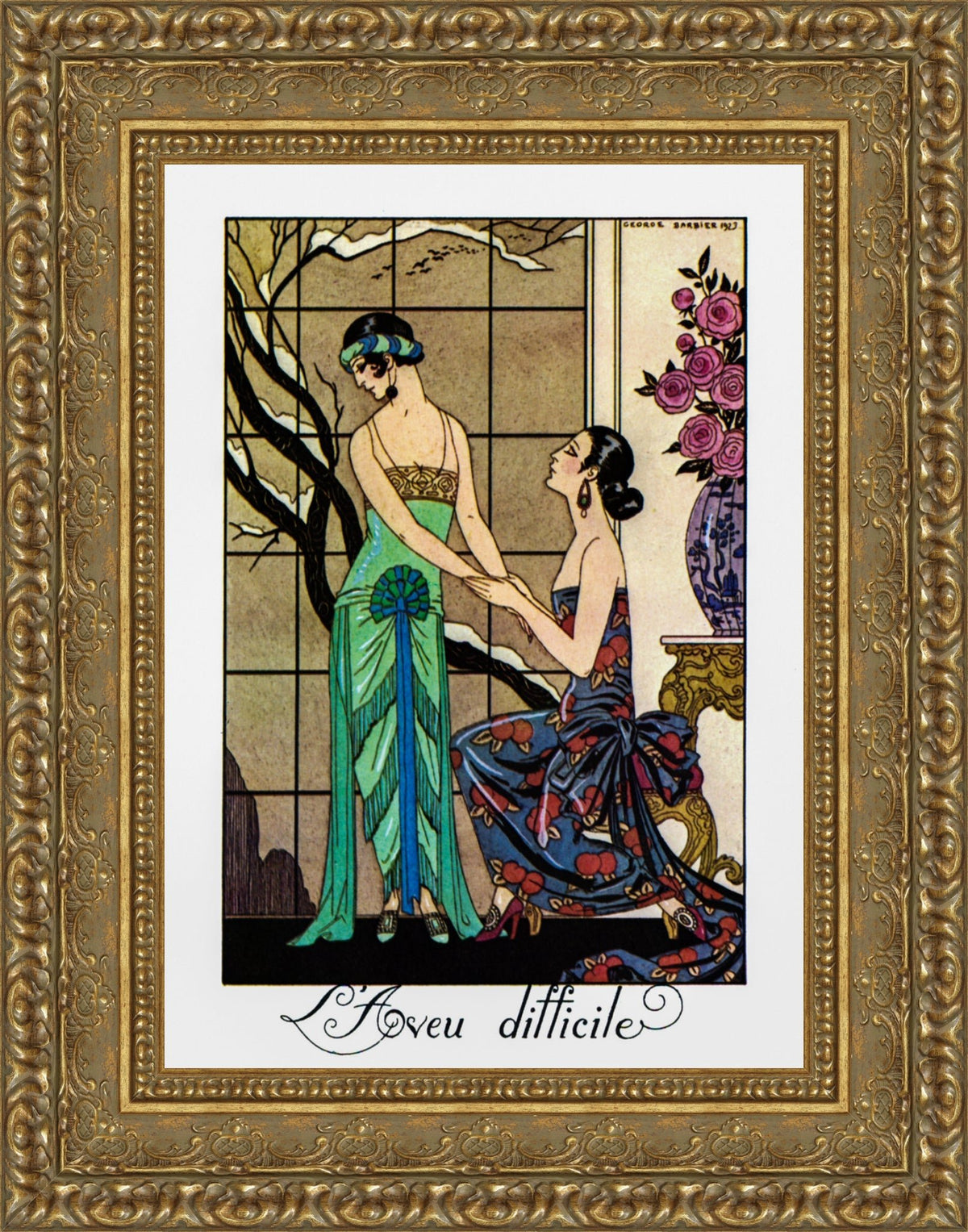 L'Aveu Difficile (The Difficult Confession) – George Barbier, 1913