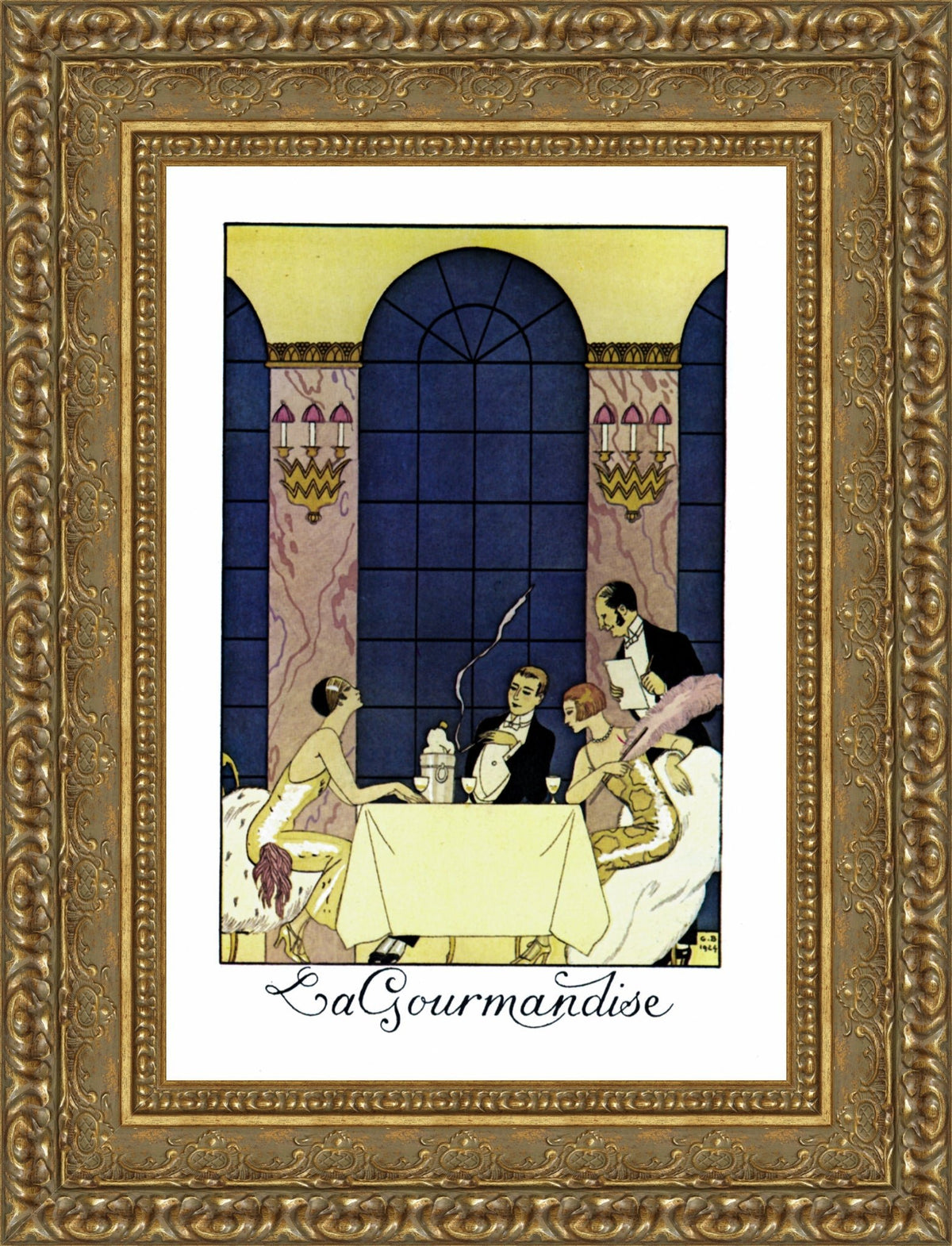 La Gourmandise – George Barbier, 1924