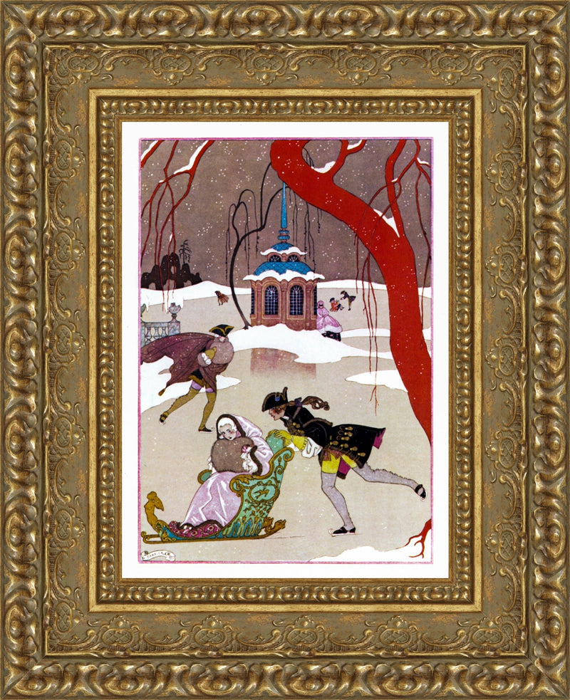 Skating (Le Patinage) – George Barbier, 1923
