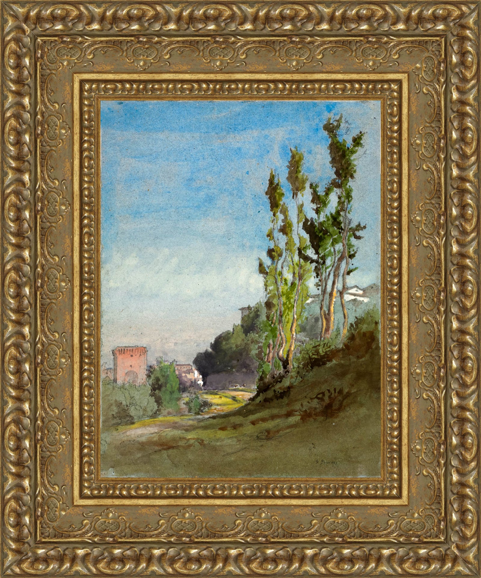 Albano Italy – George Inness, c. 1873-1874