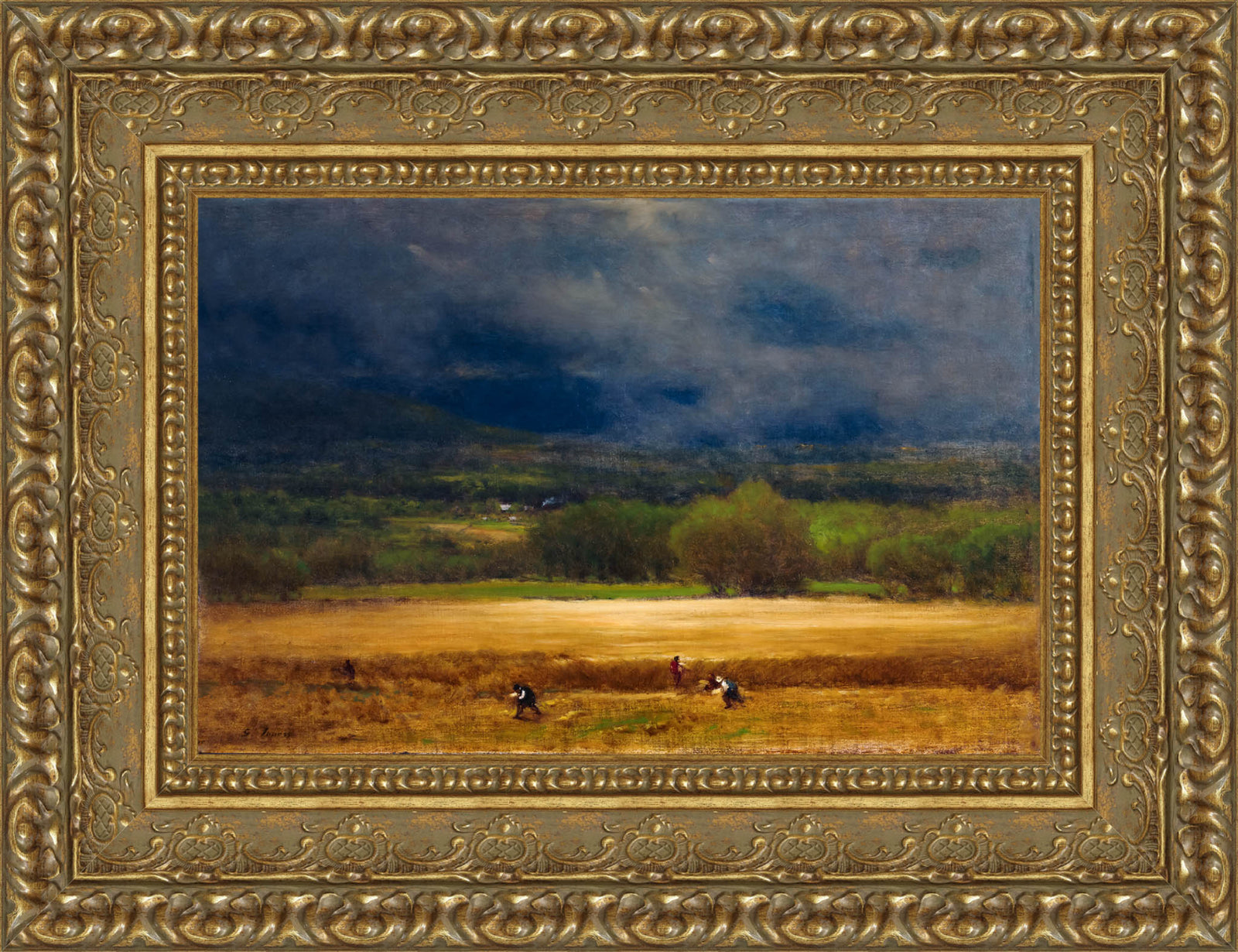 The Wheat Field – George Inness, 1875