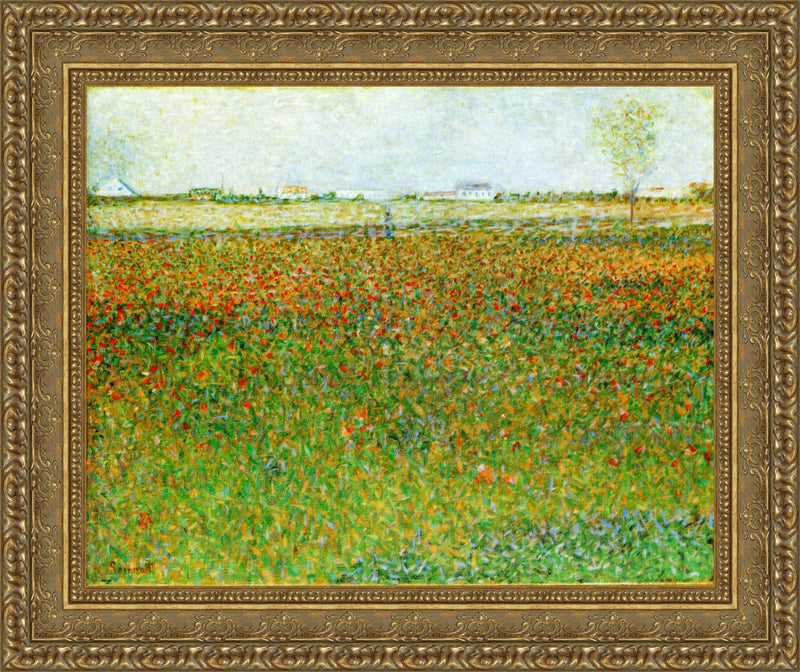 Field of Poppies – Georges Seurat, 1886