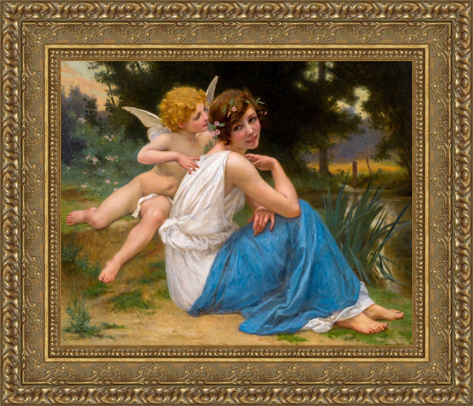 Cupid and Psyche – Guillaume Seignac, c. 1900