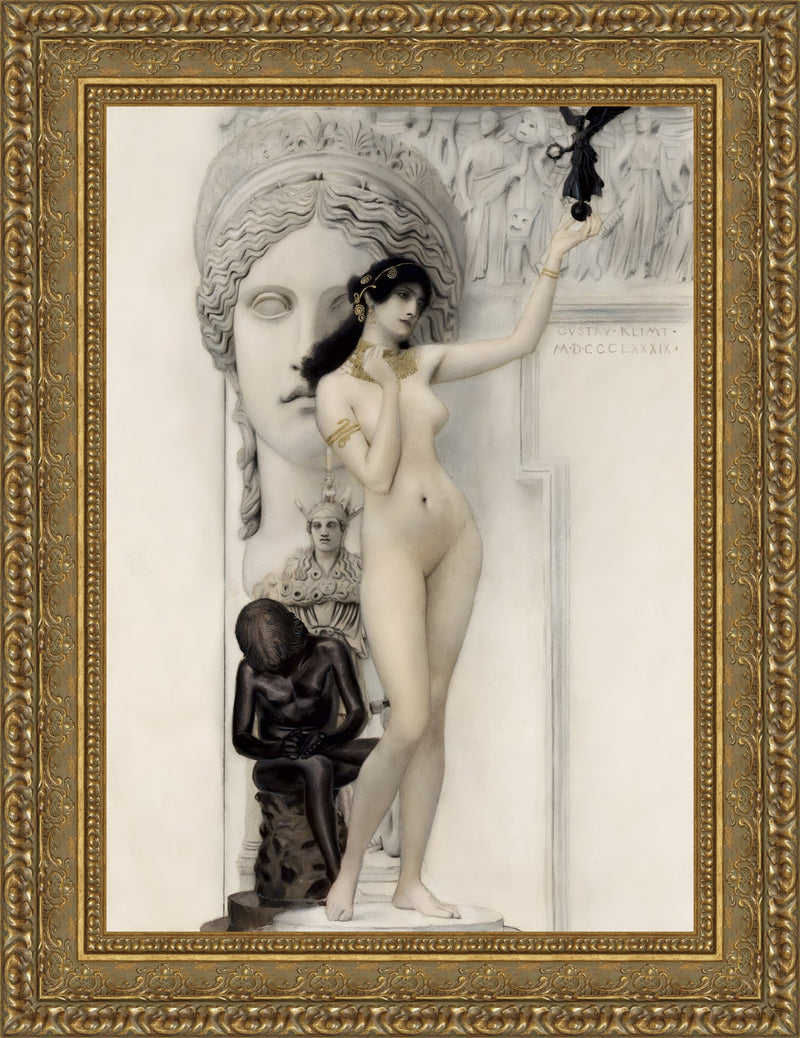 Allegory of Sculpture – Gustav Klimt, 1889