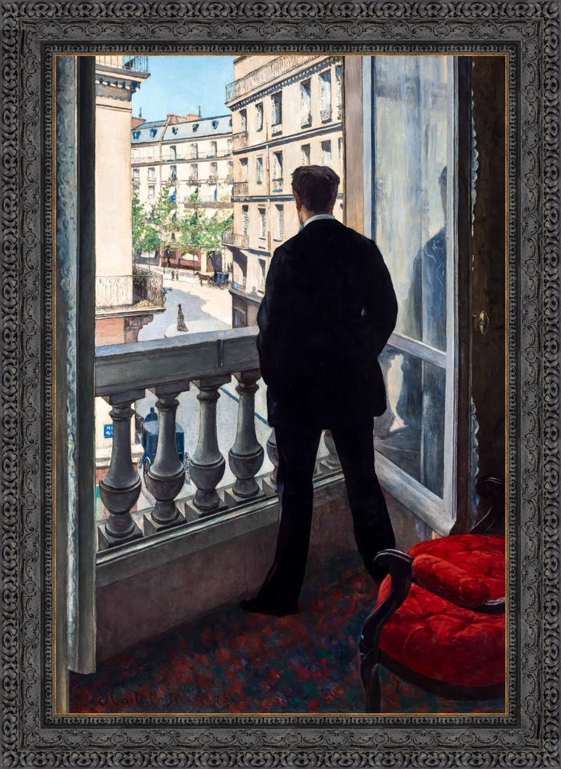 Young Man at His Window – Gustave Caillebotte, 1875