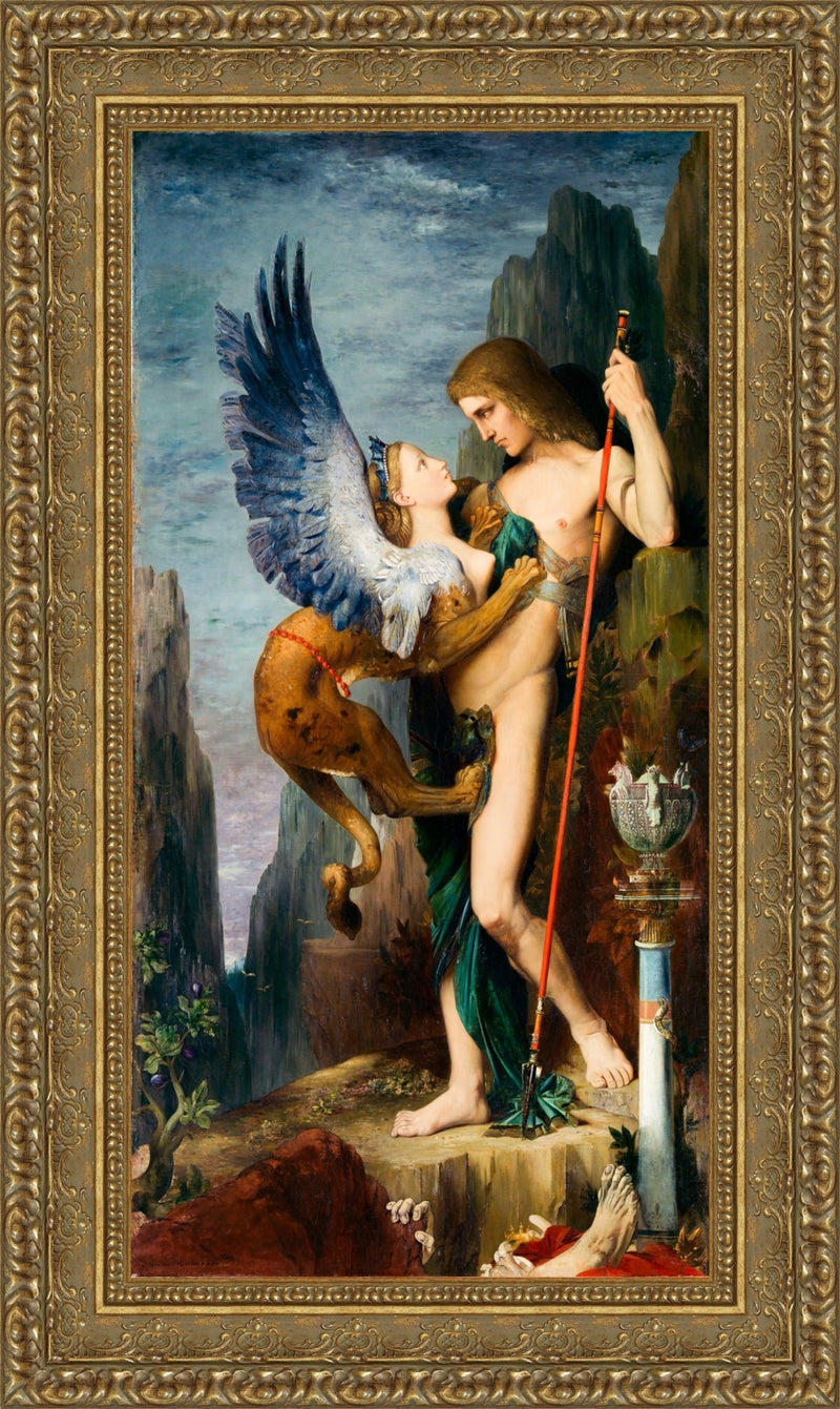 Oedipus and the Sphinx – Gustave Moreau, 1864