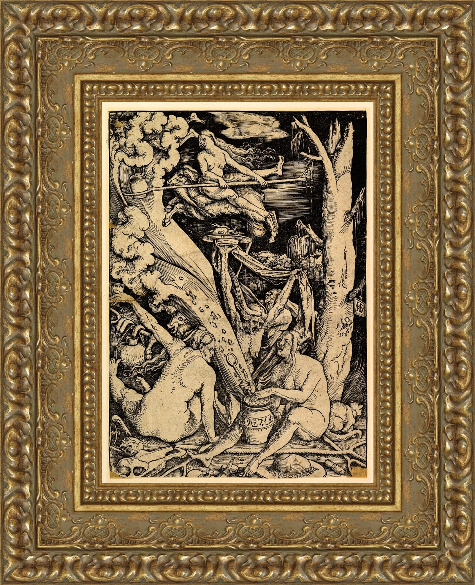 Witches' Sabbath – Hans Baldung Grien, 1510