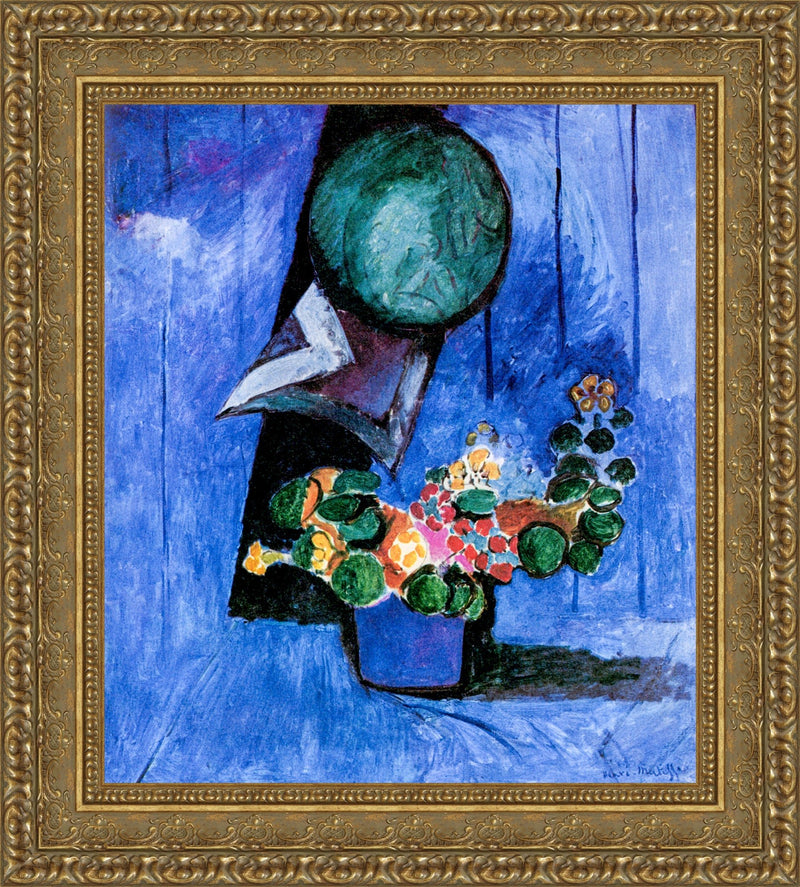 Flowers and Ceramic Plate (Fleurs et plat en céramique) – Henri Matisse, 1913