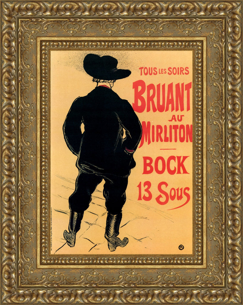 Bruant au Mirliton – Henri de Toulouse-Lautrec, 1894