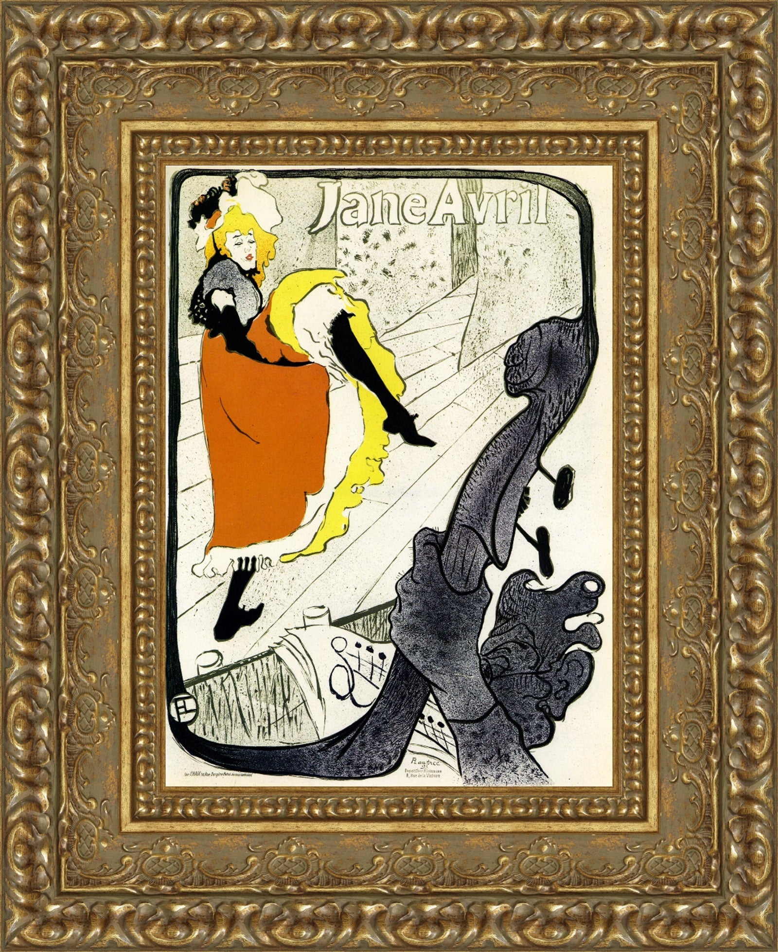 Jane Avril – Henri de Toulouse-Lautrec, 1893