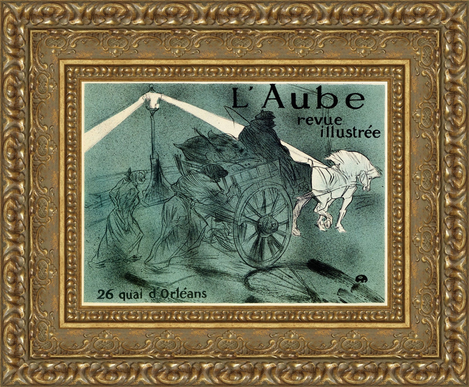 L'Aube (The Dawn) – Henri de Toulouse-Lautrec, 1896