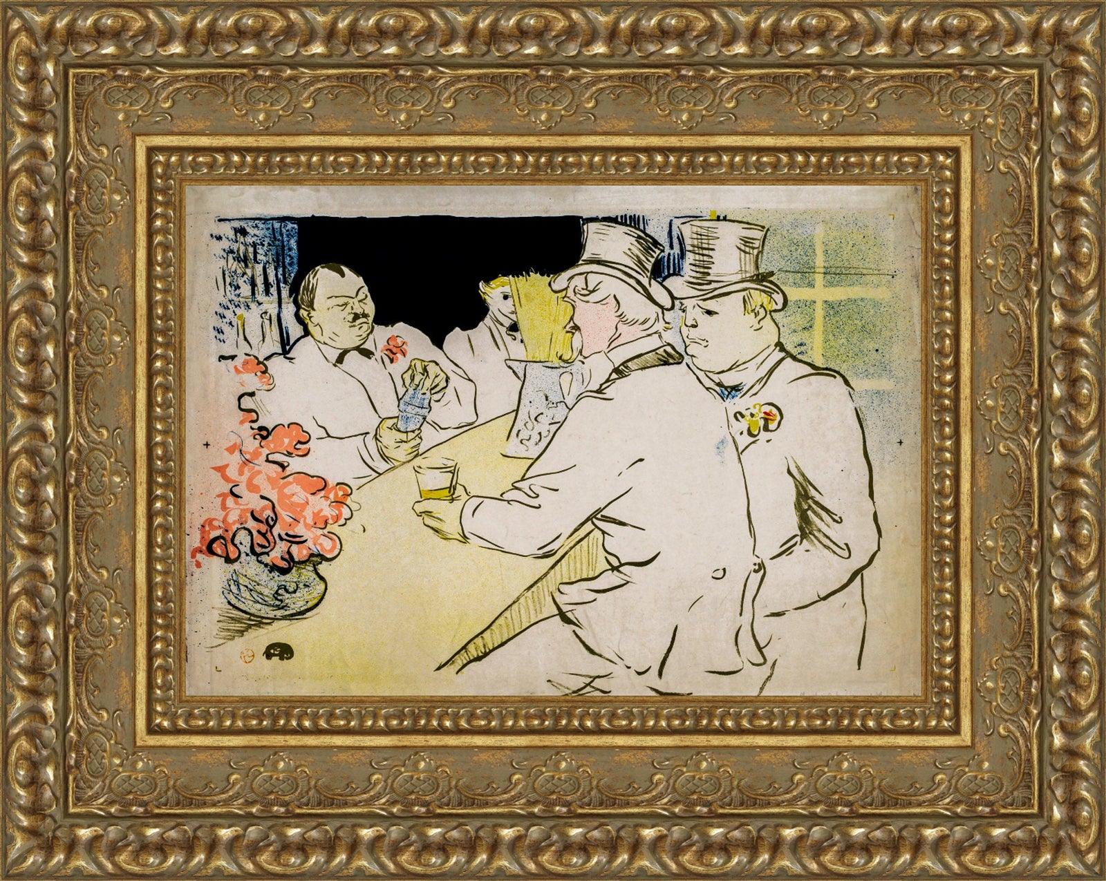The Chap Book, Preliminary Drawing – Henri de Toulouse-Lautrec, 1896