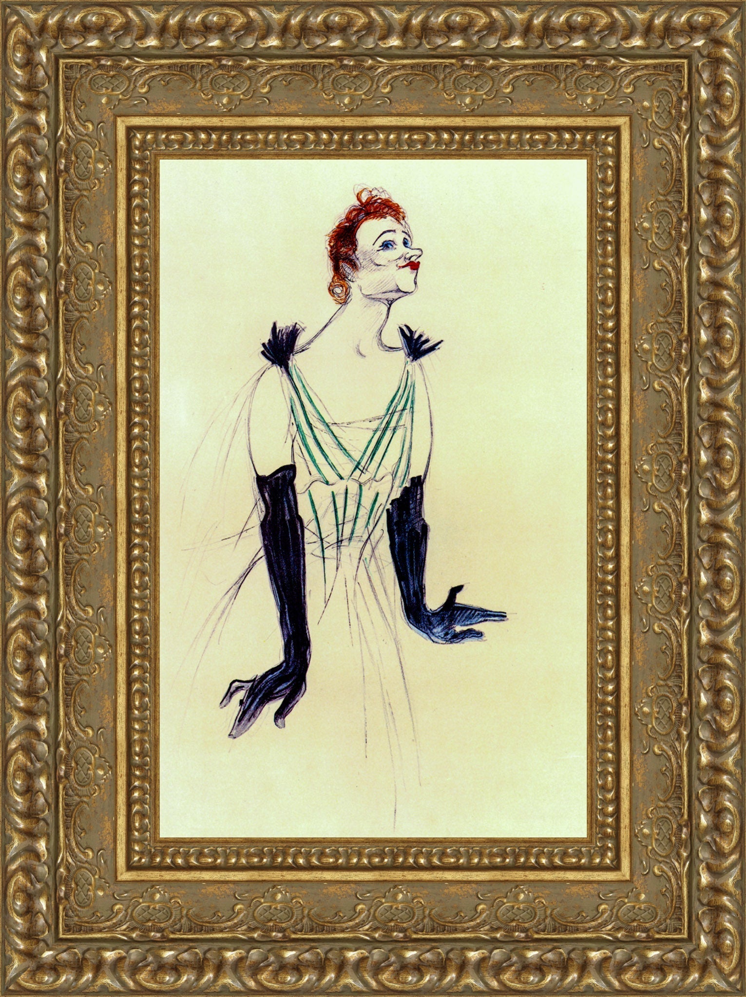 Yvette Guilbert – Henri de Toulouse-Lautrec, 1894