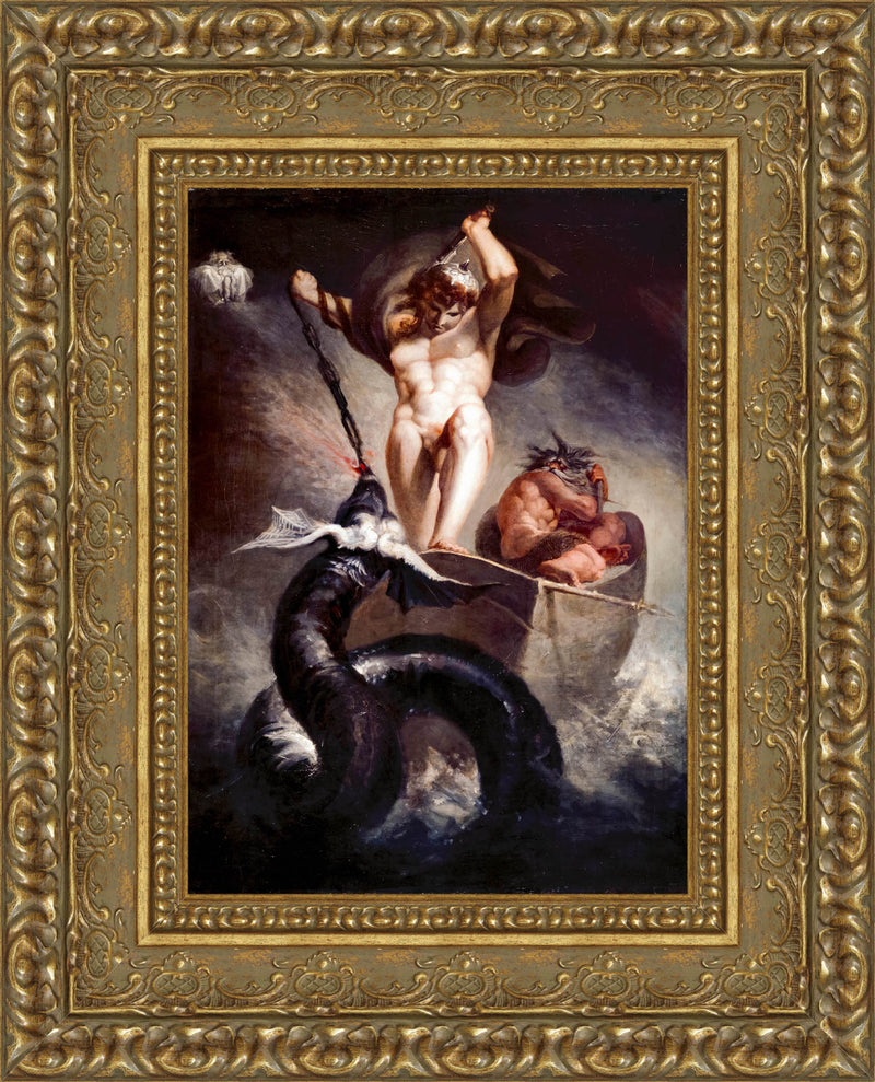 Thor Battering The Midgard Serpent – Henry Fuseli, 1790