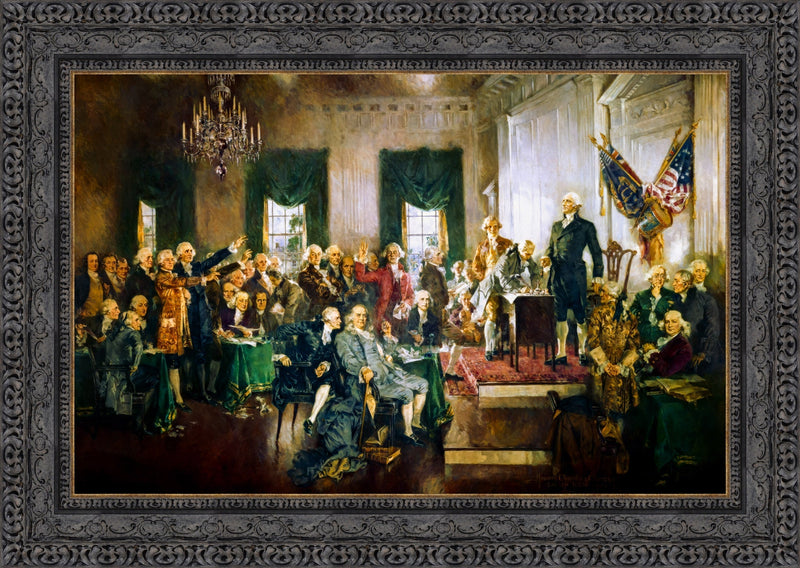 Scene at the Signing of the Constitution of the United States – Howard Chandler Christy, 1940
